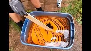 HOW TO HYDRO DIP USING SPRAY PAINT [upl. by Ahsiner]