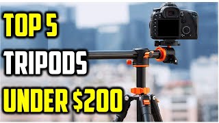 ✅Best Tripods Under 200 In 2023Top 5 Best Budget Tripod Review And Buying Guide [upl. by Aseena]