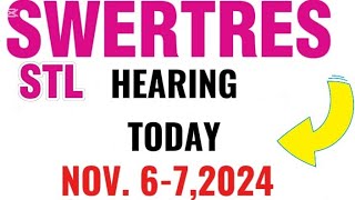 SWERTRES HEARING TODAY NOVEMBER 672024 3D NATIONAL AND STL SWER3 [upl. by Norton99]