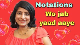 573  How to sing Wo jab yaad aaye  Raag Yaman Kalyan  Keharva taal [upl. by Jacki]