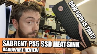 Sabrent PS5 SSD Heatsink Review  How Cool is it [upl. by Sutit]