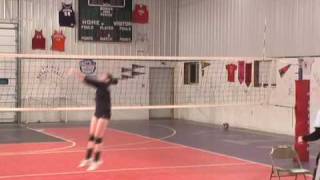 Carly Miller 14 Setter Training with Cathy Noth Jump Setting [upl. by Louls]