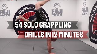 54 Solo Grappling BJJ Drills in 12 Minutes Updated 2019 Version  Jason Scully [upl. by Aivartal164]