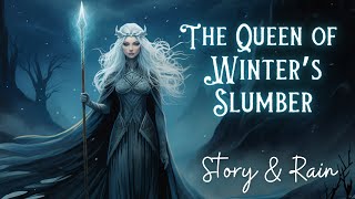 Fairytale with RAIN Sounds  The Queen of Winter’s Slumber  Bedtime Story for Grown Ups [upl. by Trust]