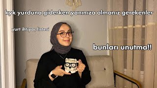 kyk yurduna giderken yanınıza almanız gerekenler  sohbetolog II [upl. by Atrebor558]