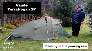 Vaude Terra Hogan 2P Pitching Video [upl. by Magda]