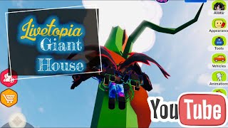 Livetopia Update 11🎍Livetopia Beanstalk amp Livetopia Giant House😳 [upl. by Airamanna]