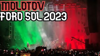 ¡EL DESMADRE DE MOLOTOV EN EL FORO SOL ¡México 2023 [upl. by Ialokin]