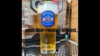 Puntigamer  BLADE Keg Lager  51 Full beer Review [upl. by Drareg]