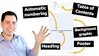 How to REALLY add an appendix to a Word document  Professional Report Guides [upl. by Oilcareh88]
