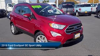 2018 Ford EcoSport SE Sport Utility Sacramento Roseville Elk Grove Folsom Stockton [upl. by Tiersten]