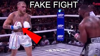 PROOF Jake Paul vs Tyron Woodley was RIGGED WOW [upl. by Rai]