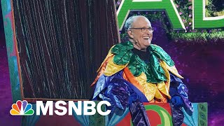 The Masked Singer Judge Walks Off Stage During Rudy Giuliani Unveiling [upl. by Cahn]