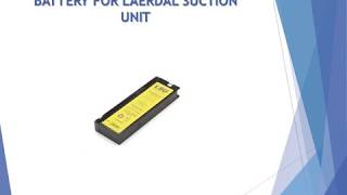 BATTERY FOR LAERDAL SUCTION UNIT [upl. by Etty926]