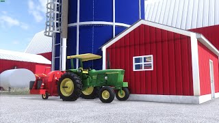 🚜LIVEFS19Autumn OaksDFMEPHigh Moisture Corn Harvest [upl. by Buehrer]