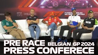 Pre Race Drivers Press Conference Belgian Grand Prix 2024 [upl. by Montano556]