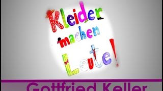 Kleider machen Leute Hörbuch Gottfried Keller [upl. by Danuloff620]