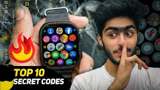 TOP 10 Secret Codes For DZ09T800 and A1 Smart Watch🔥 SECRET Apple LOGOGaming Codes 🤫  You Look [upl. by Ecerahs]