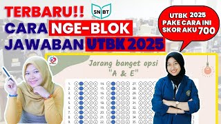 STRATEGI NEMBAK JAWABAN DI UTBK SNBT 2023  TERBUKTI SKOR 700 [upl. by Aitram]