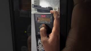 Set parameters in Danfoss HVAC Basic VFD vfd danfoss electrical hvac saudiarabia india [upl. by Berny]