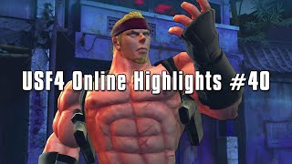 USF4 Online Highlights 40 featuring Waistman3s Pouchy XXVI SelectiveShinku and more [upl. by Arrak]