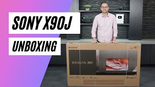 Unboxing The New Sony X90J Series  XR65X90J [upl. by Myna]