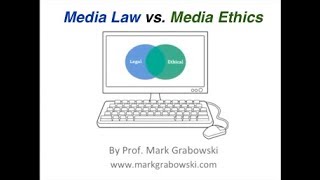 Media Law vs Media Ethics [upl. by Ajroj]