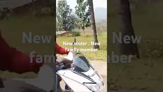 New scoter  New family member  Suzuki burgman bt [upl. by Arlina]