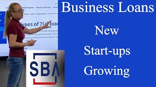 Business Loans  How to get a loan for a startup new business or a growing company SBA bank loan [upl. by Lua]