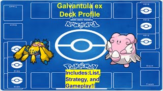 Galvantula ex deck list profile and gameplay [upl. by Aerdnuahs268]