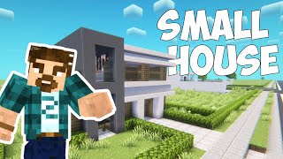 Watch This Modern amp Simple Minecraft House GROW Before Your Eyes  Timelapse  Tutorial  Episode 05 [upl. by Ahsinut207]