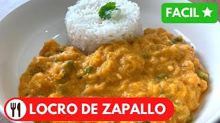 🇵🇪 LOCRO DE ZAPALLO  RECETA PERUANA DELICIOSA [upl. by Eiwoh]