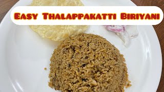 Easy Thalappakatti Biriyani [upl. by Yelik]