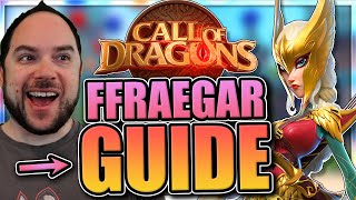 Ffraegar Guide best talents pairs and artifact Marksman in Call of Dragons [upl. by Elleyoj]