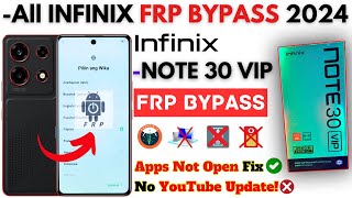 All INFINIX FRP Bypass 2024 INFINIX Note 30 VIP Frp Google Account ID Without PC Apps Not Disable [upl. by Feeley]