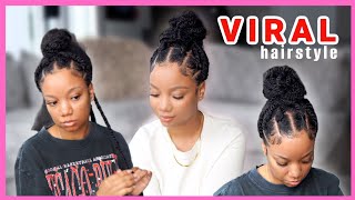 Chunky Twist for Fine Natural Hair  The Fastest Braids You Can Do  4B 4C Hair Tutorial [upl. by Koetke]