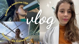 MEDVLOG na USP Estágio de clínica médica no HC e InCor👩‍⚕️ Rotina de uma estudante [upl. by Firestone]