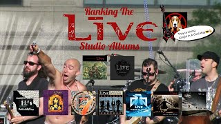 Ranking The🎸Live🎸Studio Albums Worst To Best [upl. by Ynnavoig]