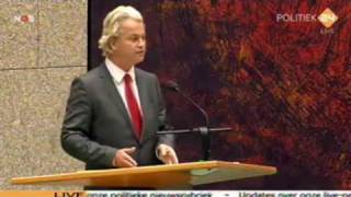 1716 september 2009 Algemene Beschouwingen Termijn 1 Geert Wilders PVV [upl. by Tracee]