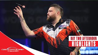 SEEDS ELIMINATED  Day Two Afternoon Highlights  2024 Gambrinus Czech Darts Open [upl. by Akinom]