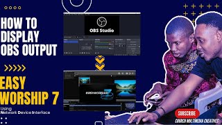 How to Display Your OBS Output in EasyWorship using NDI [upl. by Rafaellle]