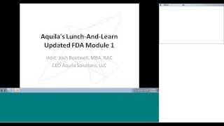 Updated FDA Module 1 [upl. by Wil]