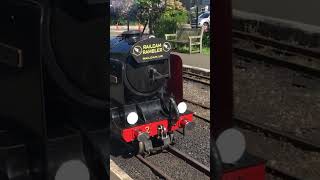 steam locomotive northern chief at hythe station on the romney hythe and dymchurch railway [upl. by Oiramaj707]