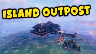 Island Outpost  Useful Design  VALHEIM [upl. by Zaob152]