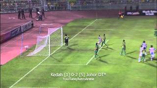 Piala FA 2014 Kedah 1 02 5 Johor DT 18214 [upl. by Lukin]