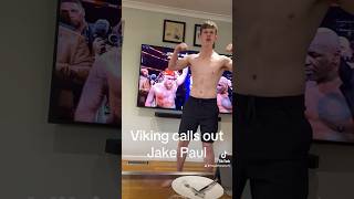 Viking calls out Jake Paul boxing miketyson jakepaul [upl. by Mafalda]