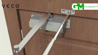 How to install Arm type door Closer [upl. by Ardnat]