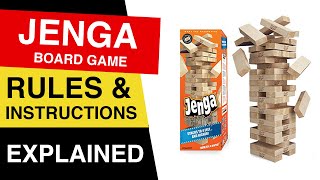 JENGA Board Game Rules amp Instructions  How To Play Jenga  Jenga Game Explained [upl. by Dirtsa]