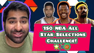 150 NBA AllStar Selections Challenge🌟⛹🏽‍♂️🏀Pt3 [upl. by Nivad178]