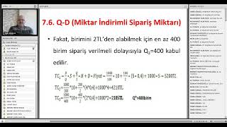 9 Üretim Planlama ve Kontrol [upl. by Eelidnarb930]